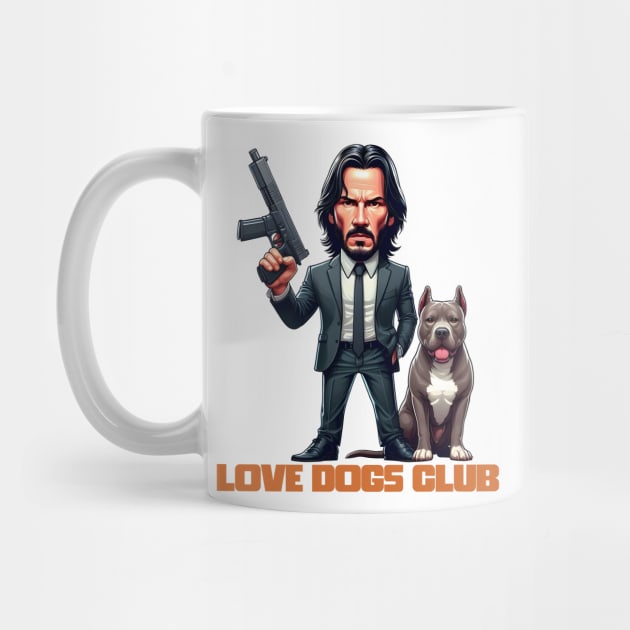 LOVE DOG (Gun) CLUB by Rawlifegraphic